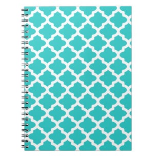 Carnet Motif Turquoise