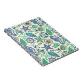 Carnet Motif turquoise d'animaux de mer (Côté Droit)