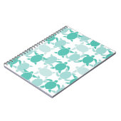Carnet Motif turquoise de tortue (Côté gauche)