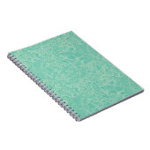 Carnet Motif Turquoise Peony (Côté Droit)