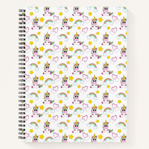 Carnet Motif Unicorn