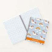 Carnet Motif Unicorn et Rainbows (Intérieur)