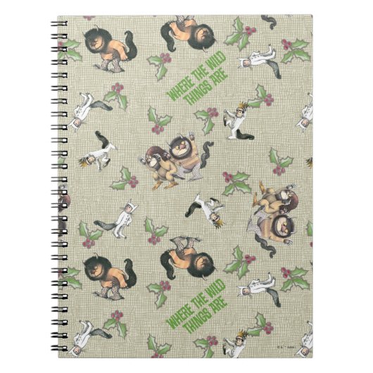 Carnet Motif Vacances Wild Rumpus (Devant)