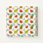 Carnet Motif vectoriel transparent (Dos)