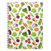 Carnet Motif Veggie (Devant)