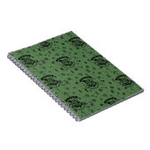 Carnet Motif vert HOGWARTS™ (Côté Droit)