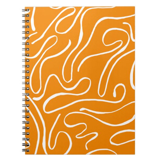 Carnet Motif Vibre Abstraite (Devant)