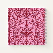Carnet Motif victorien rose (Dos)