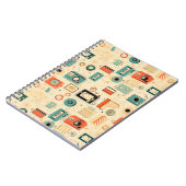 Carnet Motif vintage (Côté gauche)