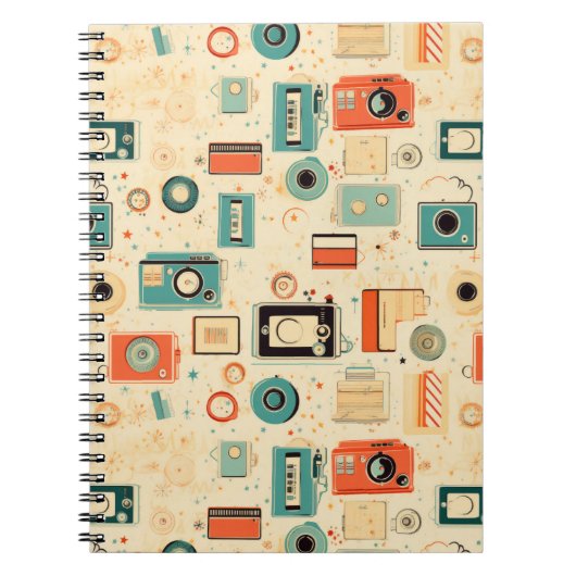 Carnet Motif vintage (Devant)