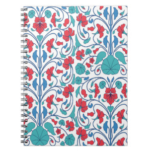Carnet Motif vintage arabe floral sans couture.