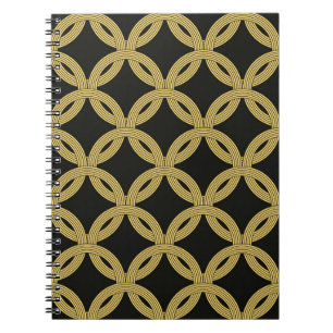 Carnet Motif vintage Art déco. décoration