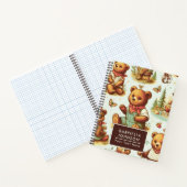 Carnet Motif vintage Cute Teddy Bear (Intérieur)