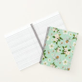 Carnet Motif vintage de fleurs de printemps (Intérieur)