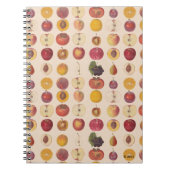 Carnet Motif vintage de fruits (Devant)