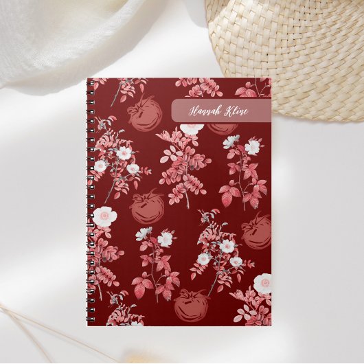 Carnet Motif Vintage esthétique Tomato