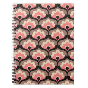Carnet Motif vintage fleuri sans joint