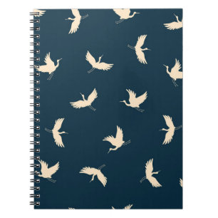 Carnet Motif Vintage japonais Silhouette