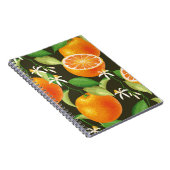 Carnet motif vintage orange (Côté Droit)