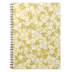 Carnet Motif vintage sans couture abstrait. Flux blanc mo