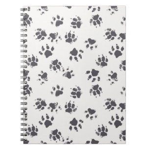 Carnet motif vintage sans soudure avec empreintes de patt