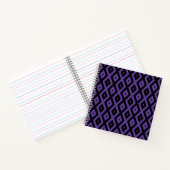 Carnet Motif violet et diamant noir (Intérieur)
