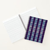 Carnet Motif violet unique (Intérieur)