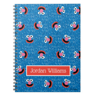 Carnet Motif visage poilu de Grover