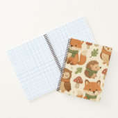 Carnet Motif Whimsical Woodland Animaux (Intérieur)