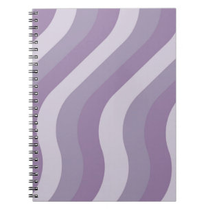 Carnet Motif Y2K Super de flux de liquide violet