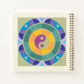 Carnet Motif Yin Yang Coloré (Dos)