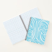 Carnet Motif Zèbre Bleu (Intérieur)