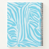 Carnet Motif Zèbre Bleu (Dos)
