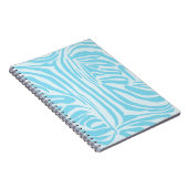 Carnet Motif Zèbre Bleu (Côté Droit)