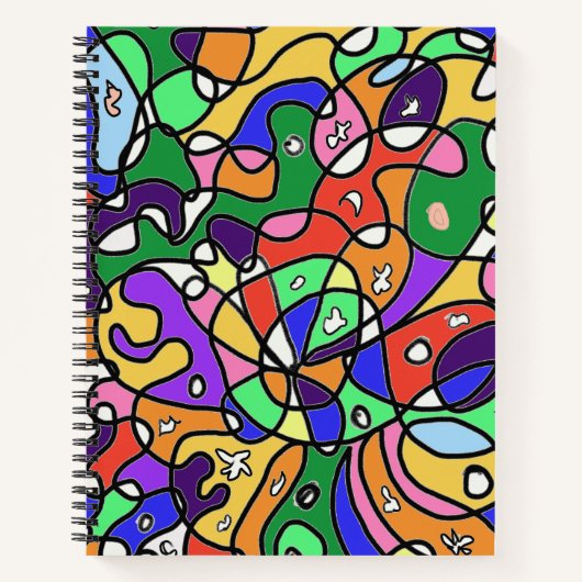 Carnet  Motifs Abstraits  (Devant)