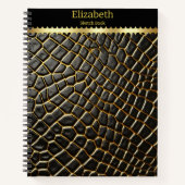 Carnet Motifs complexes de la peau d'un serpent venimeux (Devant)