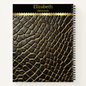 Carnet Motifs complexes de la peau d'un serpent venimeux (Dos)