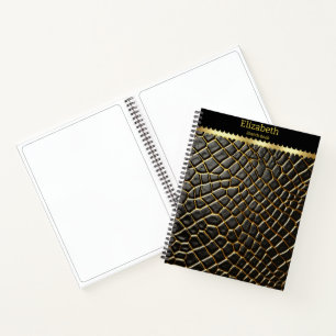Carnet Motifs complexes de la peau d'un serpent venimeux