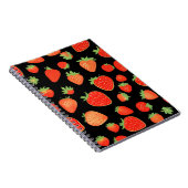 Carnet Motifs de fraises (Côté Droit)