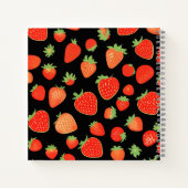 Carnet Motifs de fraises (Dos)