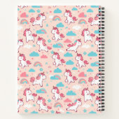 Carnet Motifs de licorne mignons (Dos)