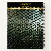 Carnet Motifs de serpent poisonnants (Dos)