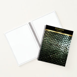 Carnet Motifs de serpent poisonnants