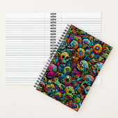 Carnet Motifs de zombie de différentes couleurs (À l'intérieur)