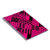 Carnet Motifs mélangés rose noir (Côté Droit)