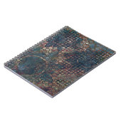 Carnet Motifs sales avec le patchwork malpropre des (Côté gauche)