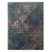 Carnet Motifs sales avec le patchwork malpropre des (Devant)