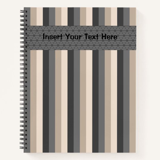 CARNET MOTIFS TNT BROWN (Devant)