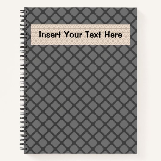 CARNET MOTIFS TNT BROWN (Devant)