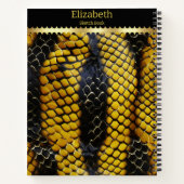 Carnet Motifs véreux d'un serpent venimeux (Dos)